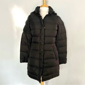 The North Face Black Winter Puffer Coat Hooded Jacket Size S
